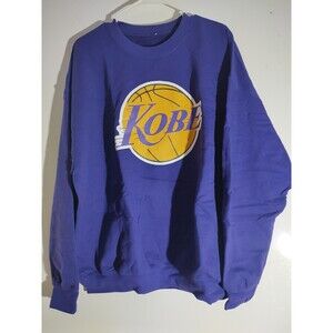 Kobe Bryant Basketball Sweat Shirt  Los Angeles LA Lakers  Purple 2XL